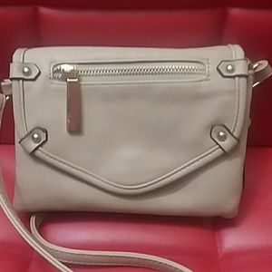 Cute beige cross body purse